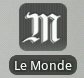 Application Le Monde Android et iPhone